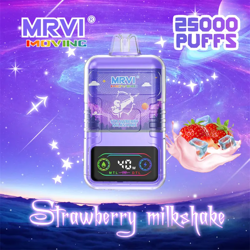 The Latest MRVI MOVING 25000 Puffs With Display and Child Lock ,MTL&DTL modes